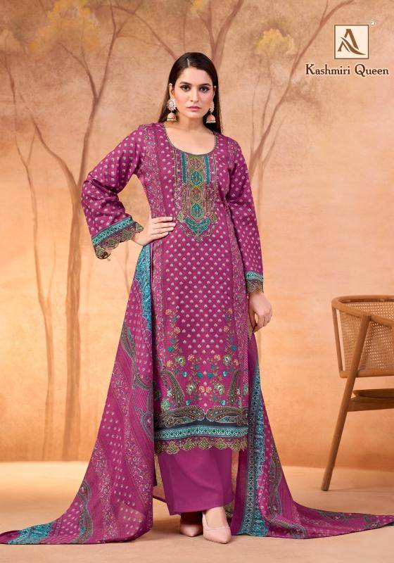 Alok suits kashmiri queen Dress material wholesalers in Kolkata